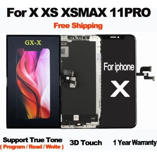 GX Soft X XS Factory Sale GX Screen For iPhone X GX OLED Hard XS 11 Pro MAX Display Digitizer Assembly LCD For iPhone X Display