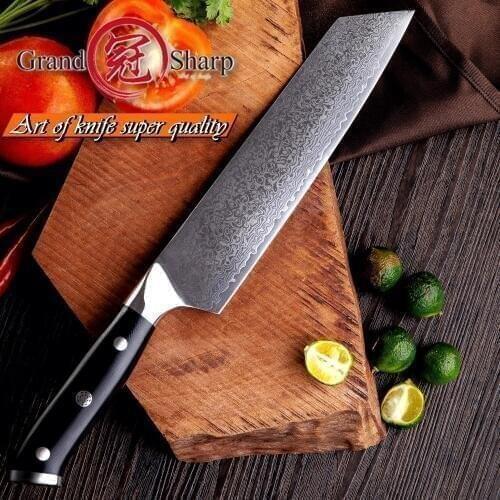 Damascus Kitchen Knives Kiritsuke Gyuto Chefs Knife 67 Layers Japanese Damascus vg10 High Carbon Steel Professional Cuisine