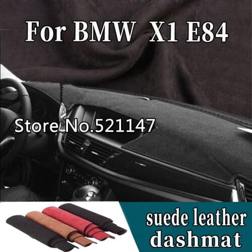 For BMW X1 E84 2009-2015 2010 2011 2012 2013 2014 Suede Leather Dashmat Dashboard Cover Pad Dash Mat Car-styling Accessories