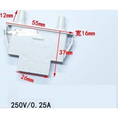 Refrigerator Parts Fridge Door Switch 250V 0.25A with 4 pins