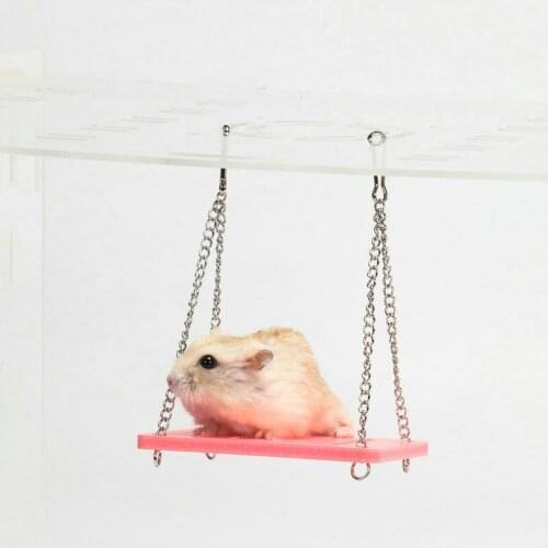 Hamster Swing Small Animals Products Hamster Toys Swing Harness Hanging Bed Parrot Rest Pet Supplies