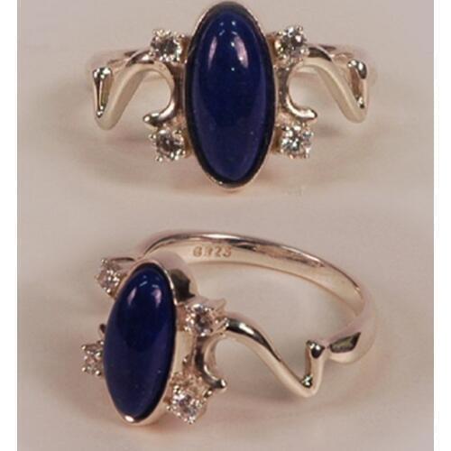 Elena daylight ring the vampire diaries Irina anti-daylight ring set with zircon S925 sterling silver ring