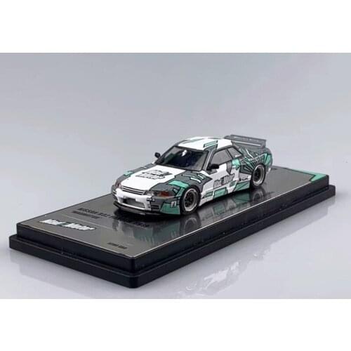 Diecast 1:64 Scale Drift Racing Limited Alloy Car Model GTR32 Collection Souvenir Ornaments Display Vehicle Toys Gift
