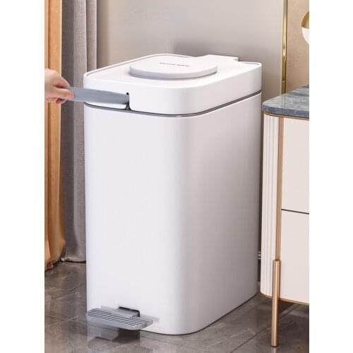GY Trash Can Household Pedal Light Luxury Living Room Large Toilet Bathroom Kitchen Automatic Packaging