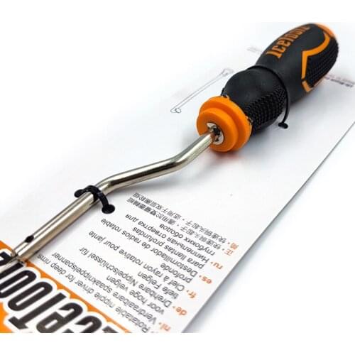 IceToolz 12S5 Bicycle Rotatable Nipple Driver for Deep Rim Cycling Bike 40mm Deep Rim Repair Tool Bicycle Repair Nipple Tools