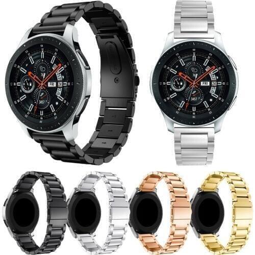 Luxury Stainless Steel Fitness Bracelet Watchband Replacement Strap For Samsung Galaxy Watch 46mm Wearable Devices Smartwatch