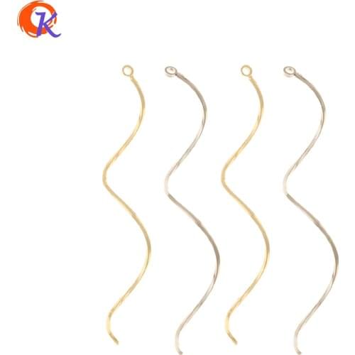 Cordial Design 100Pcs 1*62MM Jewelry Accessories/Hand Made/Spiral Shape/Twisty Copper Material/DIY Making/Earring Findings