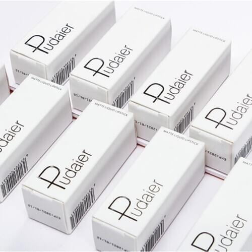 Pudaier 16colors Little White Bottle Lip Glaze Waterproof Matte Lasting Liquid Lipstick Portable Velvet Charm Lip Art Cosmetics