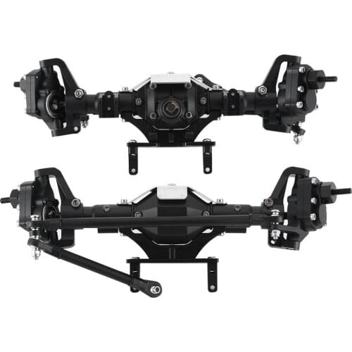 Aluminum CNC Anodized Full Front Rear Portal Axle For Axial SCX10 II 90046 90047 1/10 RC Crawler Car Upgrade Parts