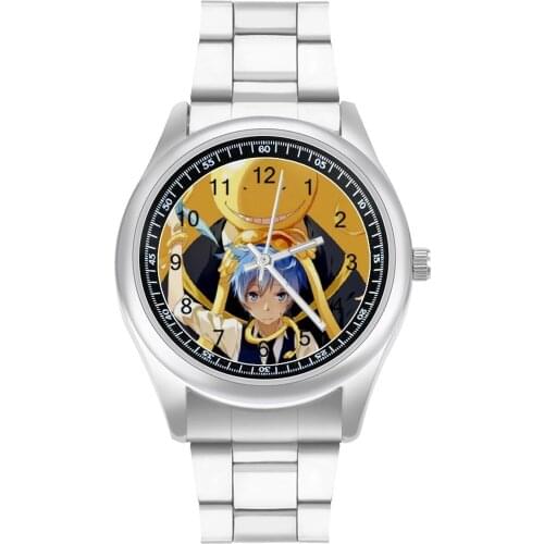 Assassination Classroom Quartz Watch Round Teens Wrist Watch Photo Stainless Home Promotion Wristwatch