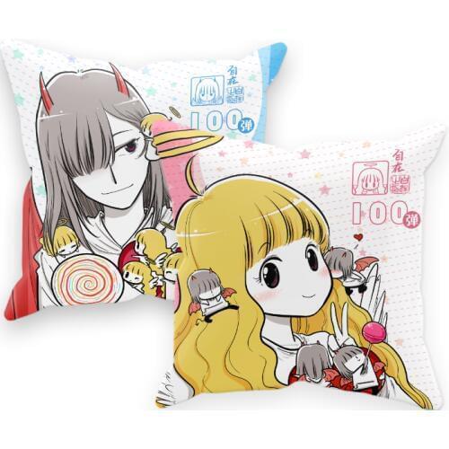 Devils Love Carton Pillow Back Home Decoration Cushion Bay Window Waist Cushion Original Design Cute Sofa Plush Doll Gifts
