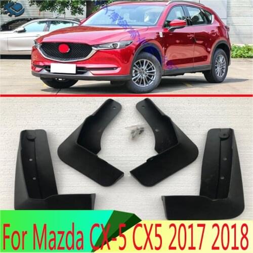 For Mazda CX-5 CX5 2017 2018 4PCS Mud Flaps Splash Guards Fender Mudguard Kit Mud Flap Splash Guards Mudguard Car styling