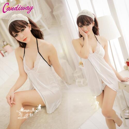 Hot Sexy Lingerie Sex Products Sexy Costumes Gauze Fishtail Type Harness Pajamas Nightdress Nightgown Babydoll Nightie Lingerie