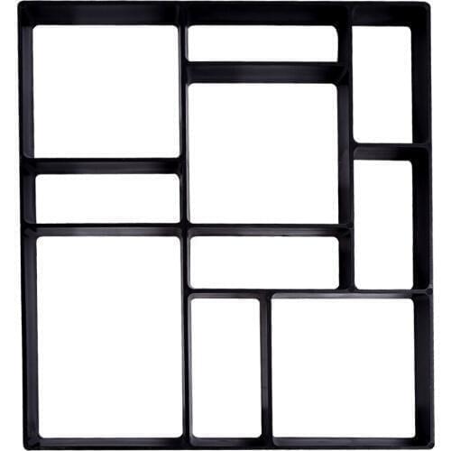 45X40X4CM Home Garden DIY Tool Plastic Path Maker Model Road Paving Cement Mould Brick Concrete Stepping Stone Stone