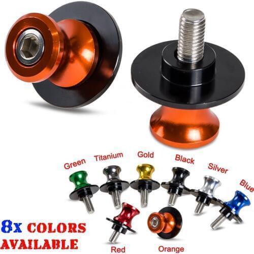 NICECNC M10 10mm Swingarm Spools Slider For KTM Duke 125 250 390 690 Enduro SMC 990 Supermoto Kawasaki Ninja 250R 300R 400R 650R