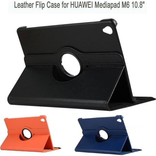 High Quality Leather Flip Case for HUAWEI Mediapad M6 10.8" Tablet Book Cover Stand Case for HUAWEI M6 10.8 inch Tablet PC