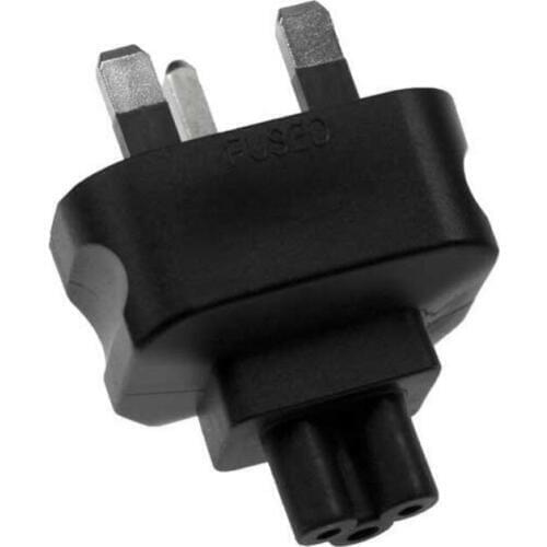 LBSC UK fused 3 prong plug to C5 3 prong receptacle