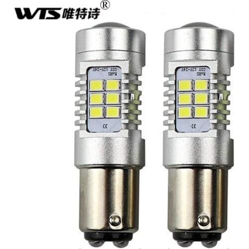 Wholesale 50piece auto canbus signal lamp car LED lights 1157 BA15D Bulb BAY 15D Bulb 2835 21smd tail Brake lamp for car styling