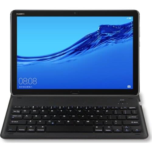 Russian Keyboard For Huawei MediaPad T3 10 9.6 T5 10 10.1 8.0 M5 M6 8.4 10.8 inch Tablet Wireless Bluetooth Keyboard Stand Case