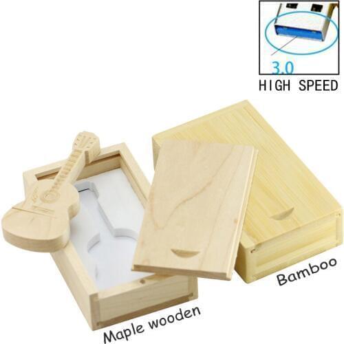 Hardcover Guitar USB Flash Drive 64GB 32GB 16GB 8GB 4GB USB 3.0 High Speed Pen Drive Memory Stick USB Stick Flash Flash Memory