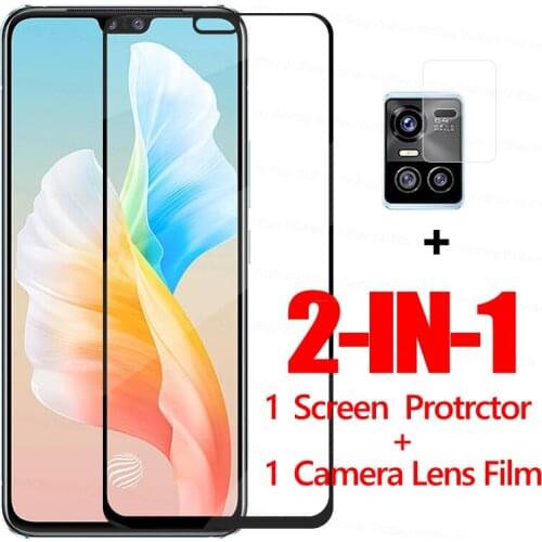 Wolfsay Full Glue Glass For Vivo S10 Pro Screen Protector Tempered Glass For Vivo S10 Pro Protective Phone Film For Vivo S10 Pro