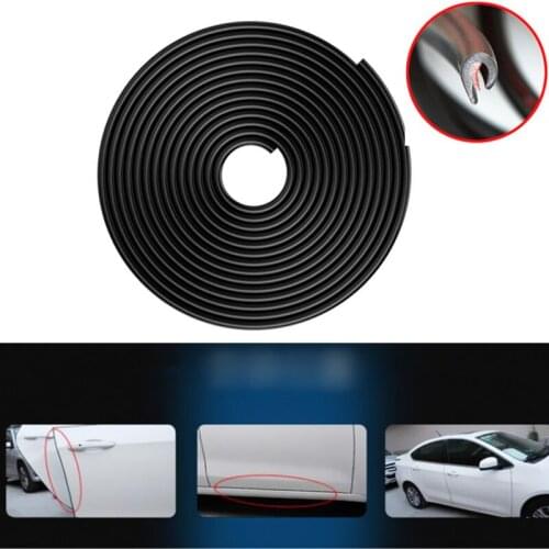 Car Door Edge Guards Trim Molding Protection Strip Scratch Protector For Fiat Panda Bravo Punto Linea Croma 500 595