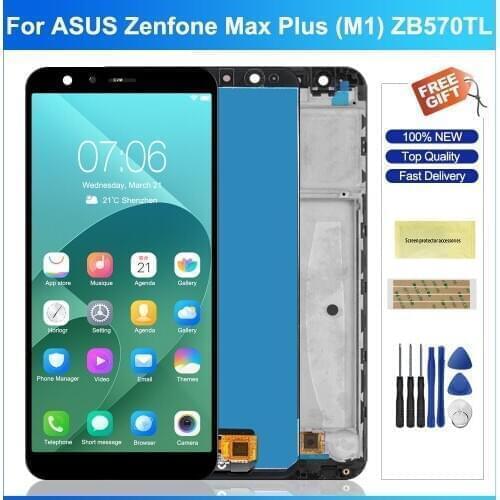 For ASUS ZenFone Max Plus M1 ZB570TL X018DC X018D LCD Display Touch Screen Digitizer Assembly Parts For ASUS ZB570TL Screens