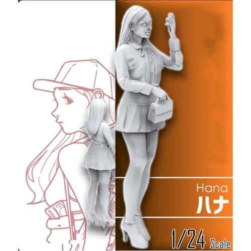 1/24 Resin Figure Building Kit Girl Hana