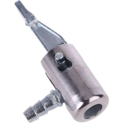 1/4" Lock On Air Chuck Car Tire Inflator for Air Compressor with Barb Connector