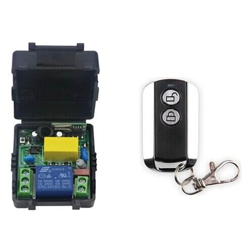 1 channel ON/OFF 220V Wireless Remote Control Switch for Lamp & Light 1 receiver+1 transmitter 2017 new quality