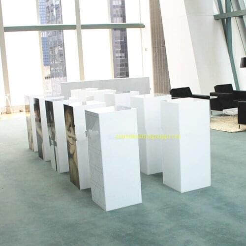 4pcs/set)the road lead white acrylic wedding supplier stage backdrop Decor wedding backdrops senyu1783