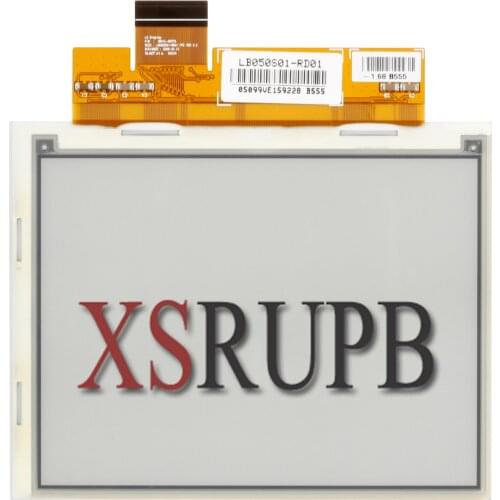 5 inch E-Ink Ebook eReader LCD Display LB050S01-RD01 for Treelogic Lecto 501; Bookeen CyBook Opus; Digma E500