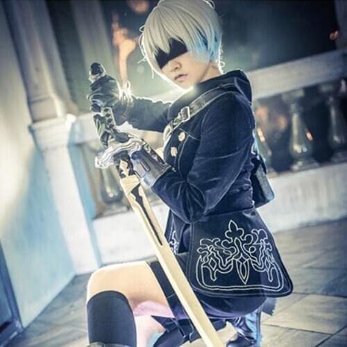 Ainiel NieR: AutomataoRHa No. 9 Type S Uniforms NieR : Automata 2B 9S Cosplay Costume Top Pant Full Set Free Get Backpack