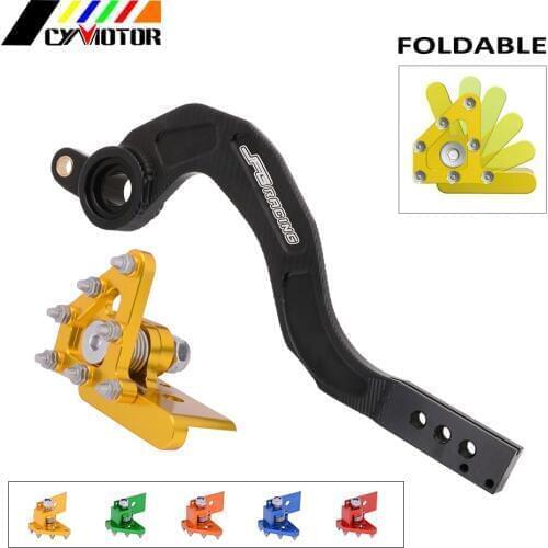 Aluminum rear Brake Pedal lever brake For Suzuki RMZ250 2007-2018 RMZ450 2005-2007 RMZ 250 450