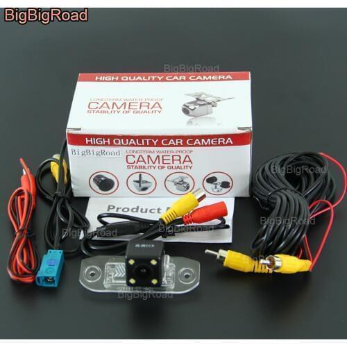 BigBigRoad For Volvo XC60 XC90 V70 XC70 S80 S80L Car Rear View Camera Backup Parking Reverse Camera connect to original screen