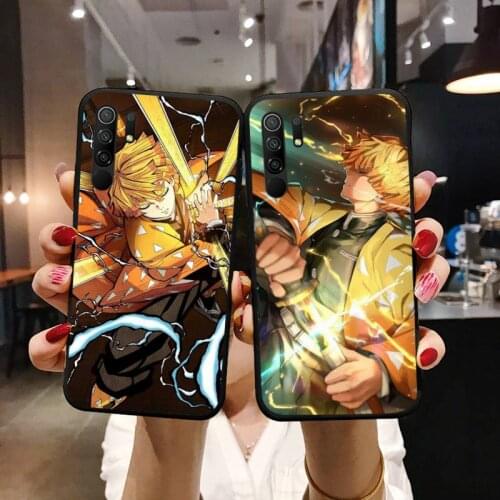 Anime Demon Slayer Phone Case For Xiaomi Mi Redmi Note 7 8 9 pro 8T 9T 9S 9A 10 Lite pro