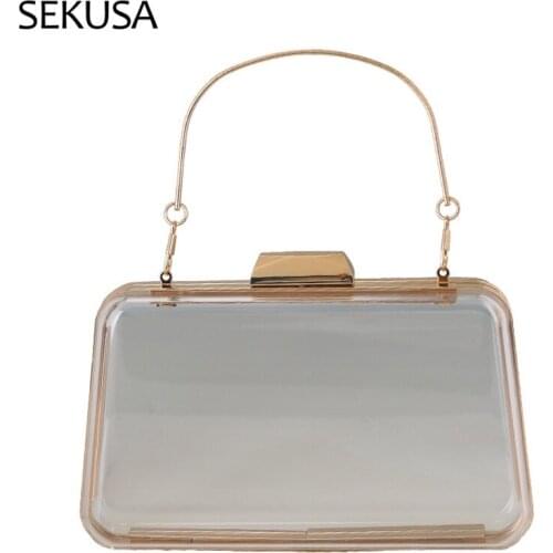 Flap Design Acrylic Day Clutch Diamonds Luxury Party Wedding Handbags Holder Clear Day Clutch Purse