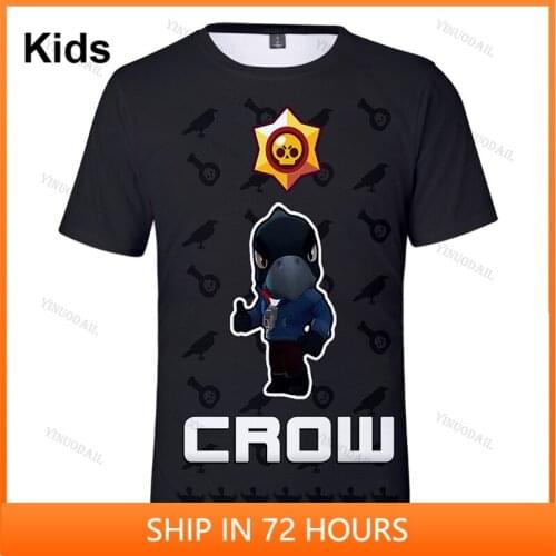 Colt Nita Bull and Star,Short Sleeve Tops Boys Clothes Leon Child Wear Kids Tshirt Game 3d Boys Girls Harajuku Shirt