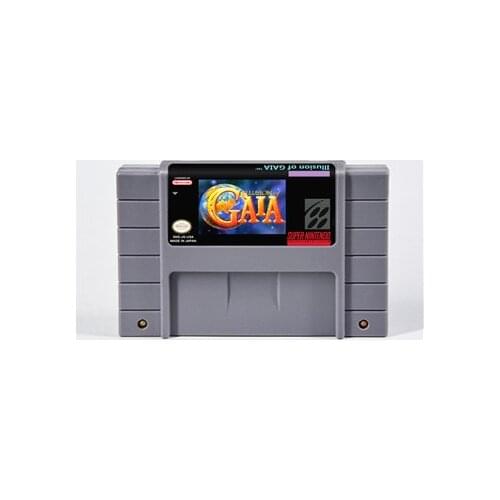 Illusion of Gaia - RPG Game Card US Version English Language Battery Save