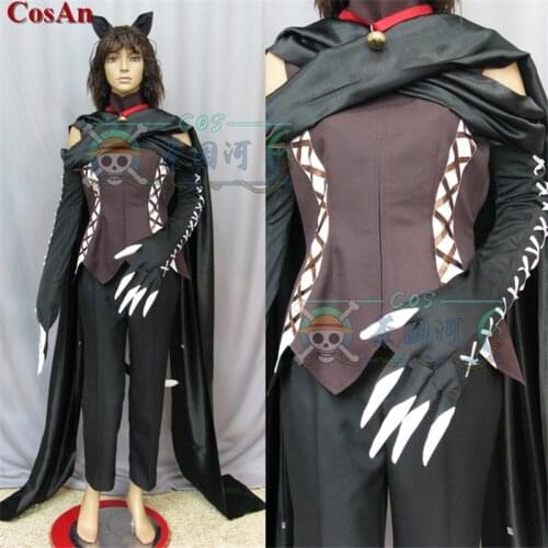 Hot Anime Pandora Hearts Cheshire Cat Cosplay Costume Battle Uniforms Activity Party Role Play Clothing High-End Custom-Make Any