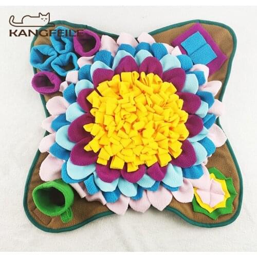 KANGFEILE Pet Supplies Training Sniffing Sniffing Mat for Cats Dogs Slow Food Mat Energy Consumption Blanket Pet Dogs Mats D2324