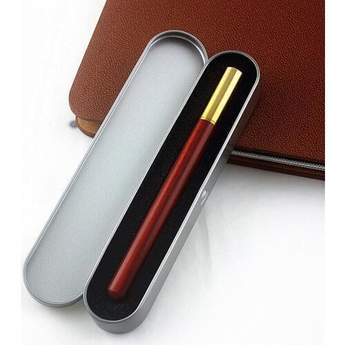 Brass Pen Solid wooden body Copper Pen Stationery Coper Ballpen Ballpoint Writing metal Office school Supplies luxury