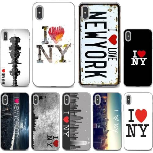 Soft Case Covers For Huawei P30 P40 P20 P7 P8 P9 P10 Lite Plus Pro 2015 2016 2017 Mini I-Heart-NY-City-New-York-City