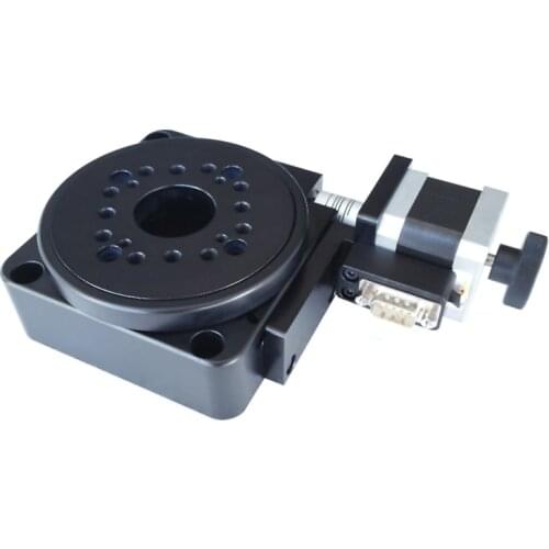 PX110-100 Electric Rotating Machine Optical Rotating Platform Motorized Rotation Stage 100MM Bearing Scale