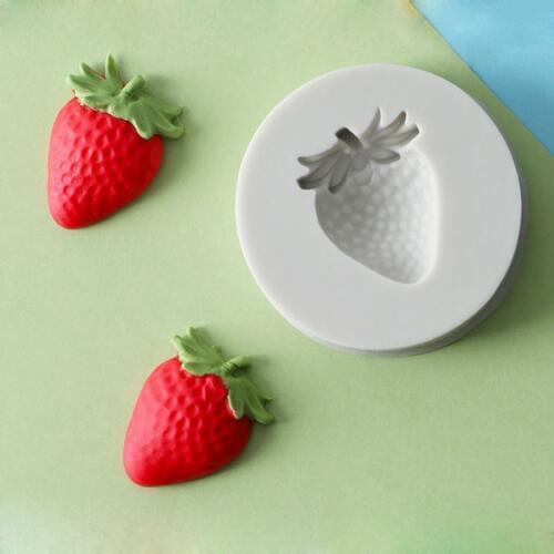 Strawberry Silicone Mold Fondant Mould Cake Decorating Tools Chocolate Gumpaste Mold, Sugarcraft, Kitchen Accessories