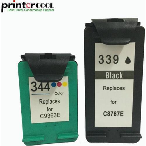 Einkshop Remanufactured Ink Cartridge Compatible for HP 339 343 Photosmart2575 2610 2710 8050 8150 Deskjet 460 5740 5745 Printer