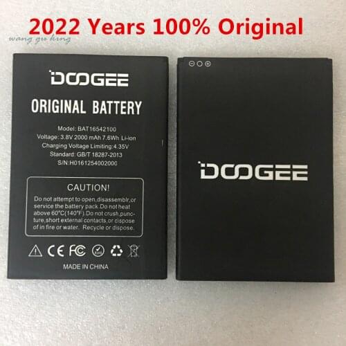 DOOGEE X9 Mini Battery Replacement BAT16542100 2000mAh Large Capacity Li-ion Backup Battery For DOOGEE X9 Mini Smart Phone