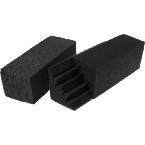 4pcs Corner Bass Trap Acoustic Soundproofing Polyurethane Foam Sound Absorption Studio Treatment