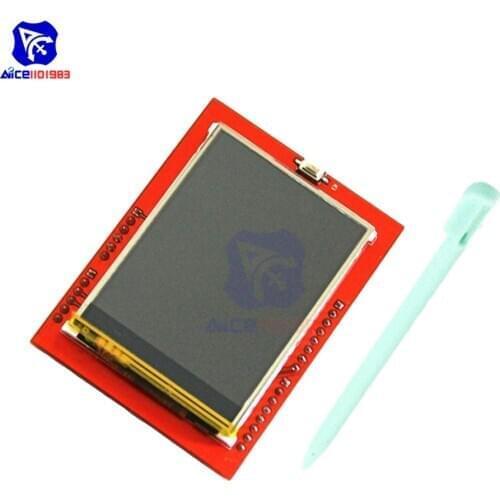 Diymore 2.4 inch TFT LCD Display Module 240X320 ILI9341 Driver with TF Card Slot Touch Panel LCD for Arduino UNO R3 MEGA2560