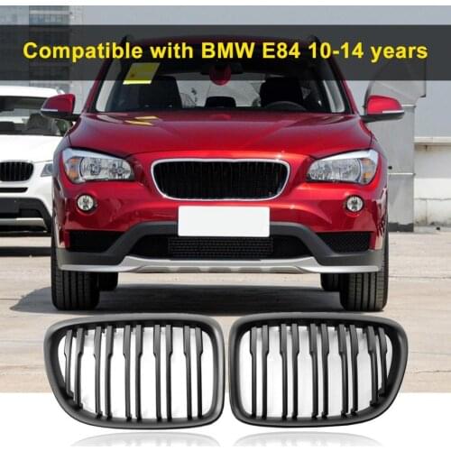 2Pcs Useful Double Line Front Bumper Grill 51112993305 51112993307 51112993308 Portable Front Bumper Grille Double Line